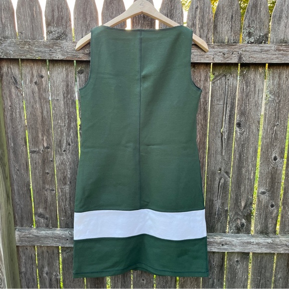 Worth Green Colorblock White Sleeveless Dress 2 - Picture 6 of 6